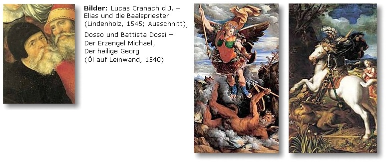 Gem&auml;lde von Lucas Cranach d.J. sowie Dosso und Battista Dossi