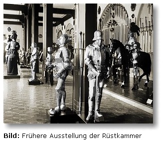 Fr&uuml;here Ausstellung der R&uuml;stkammer