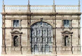 Kopffassade der Orangerie An der Herzogin Garten