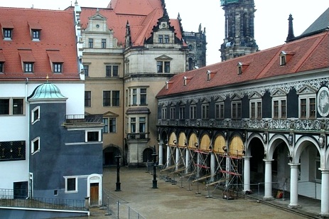 Brandschaden im Stallhof